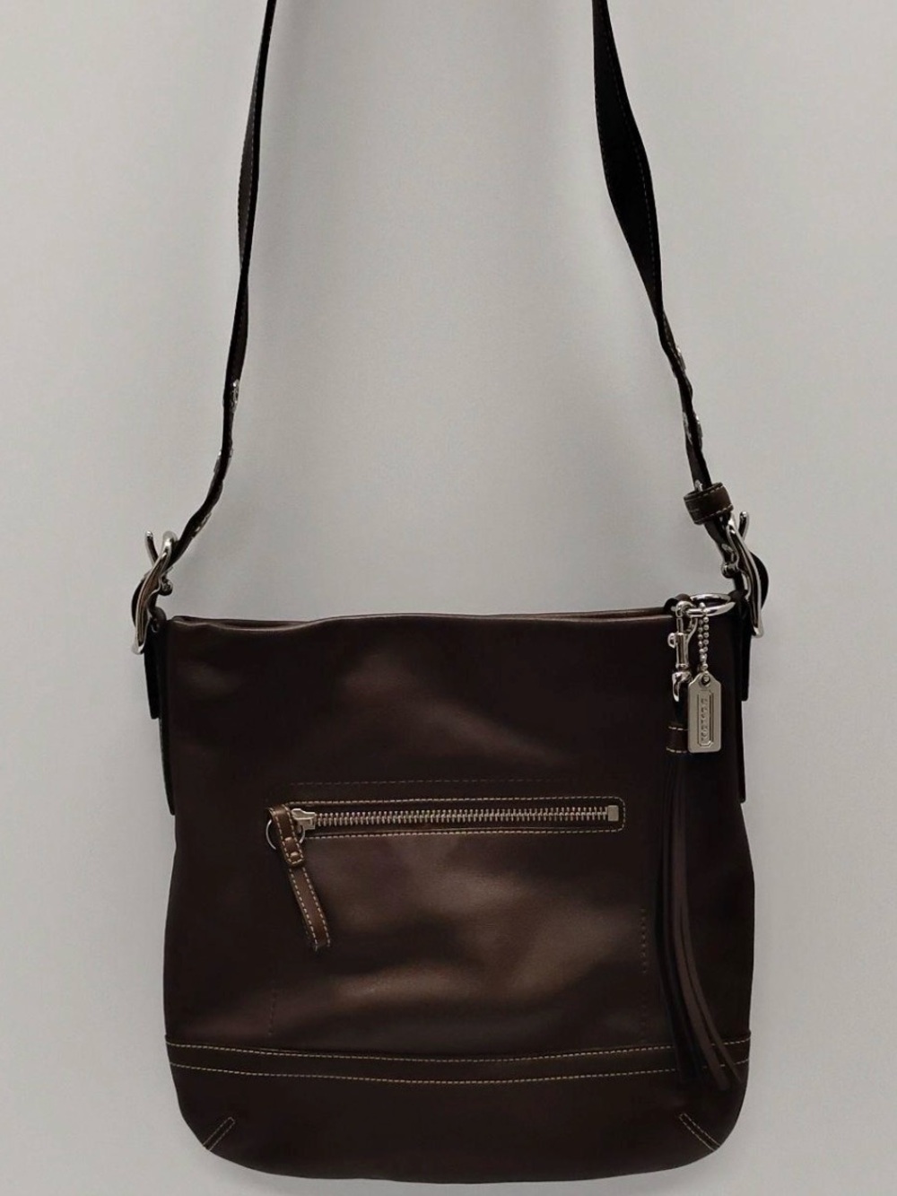 Coach 1415 Soho Brown Leather Crossbody Bag